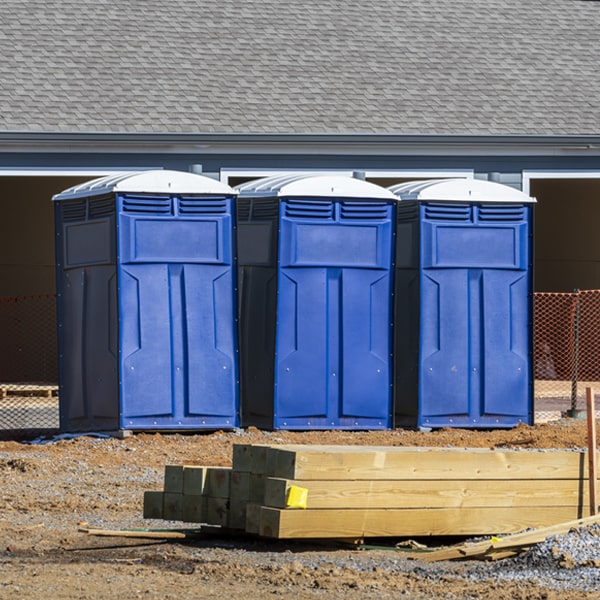 are there any restrictions on where i can place the porta potties during my rental period in Lakeview